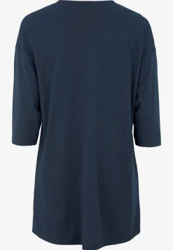 Trikåtunika med veckdetalj Tunikor|Plus Size