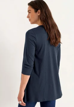 Clearance Trikåtunika med veckdetalj Tunikor|Plus Size