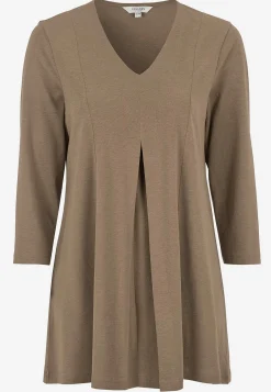 New Trikåtunika med veckdetalj Tunikor|Plus Size