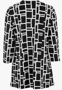 Trikåtunika med veckdetalj Tunikor|Plus Size