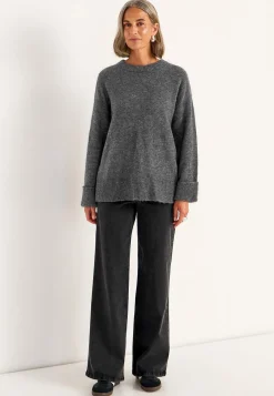 Outlet Tröja Premium i mohair- och ullblandning Tröjor & Cardigans|Stickat