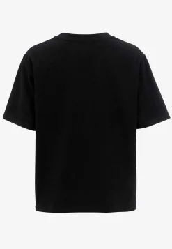T-shirt i kraftig bomullstrikå Toppar & T-Shirts|Basplagg