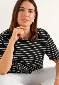 Hot T-shirt i kraftig trikå Toppar & T-Shirts|Plus Size