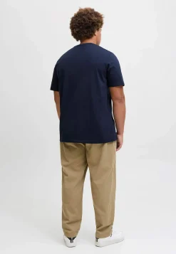 New T-shirt med stort tryck framtill T-Shirts & Pikétröjor|Plus Size
