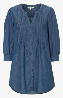 Sale Tunika i denim Skjortor & Blusar|Tunikor