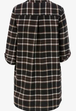 Hot Tunika i flanell med fickor Tunikor|Plus Size