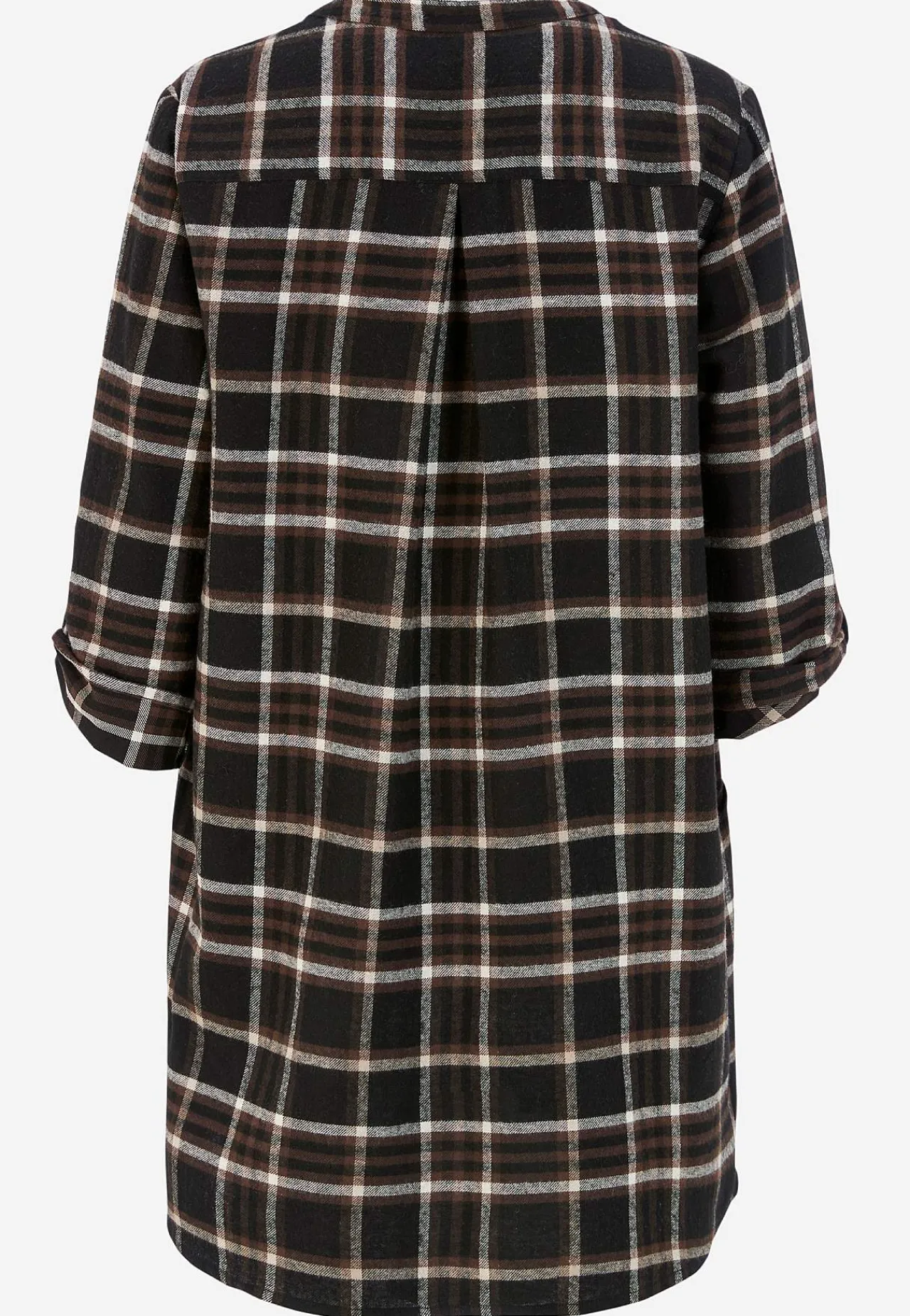Hot Tunika i flanell med fickor Tunikor|Plus Size