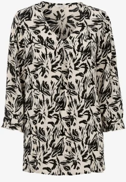 Tunika med crepe-kvalitet Tunikor|Plus Size