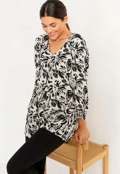 Tunika med crepe-kvalitet Tunikor|Plus Size