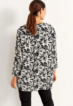 Tunika med crepe-kvalitet Tunikor|Plus Size