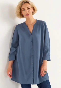 Discount Tunika med 3/4-ärm Skjortor & Blusar|Tunikor