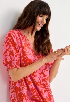 Outlet Tunika med smock vid ärmsluten Toppar & T-Shirts|Tunikor