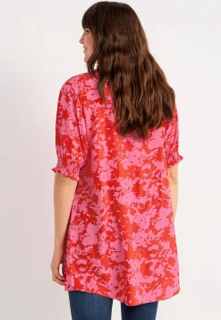 Outlet Tunika med smock vid ärmsluten Toppar & T-Shirts|Tunikor