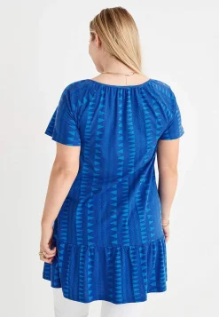 Outlet Tunika med volang nertill Tunikor|Plus Size