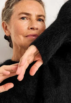 Outlet Tunika Premium i mohair- och ullblandning Tröjor & Cardigans|Stickat