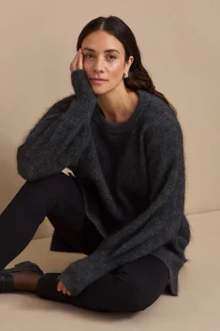 Clearance Tunika Premium i mohair- och ullblandning Tröjor & Cardigans|Stickat