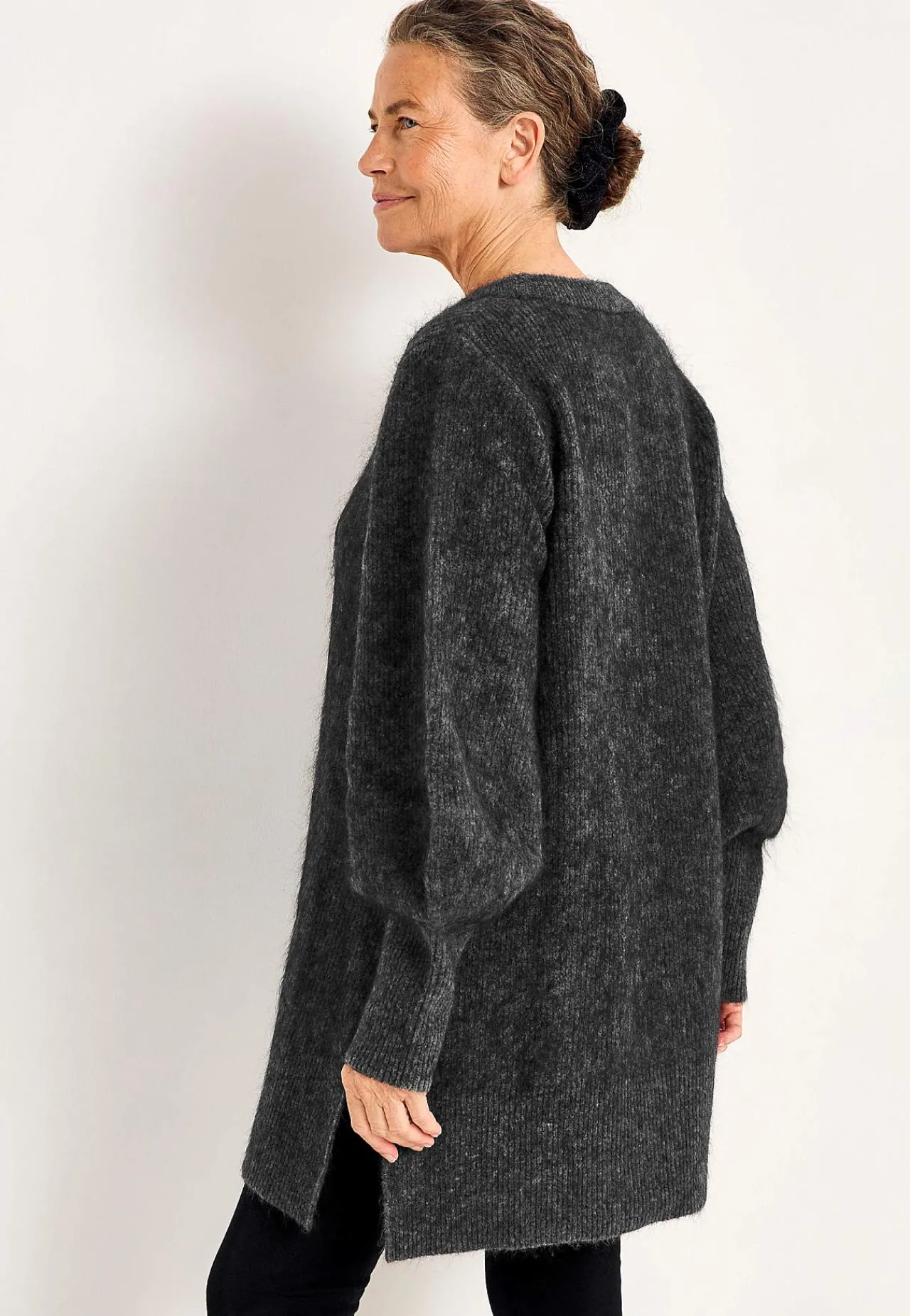 Clearance Tunika Premium i mohair- och ullblandning Tröjor & Cardigans|Stickat