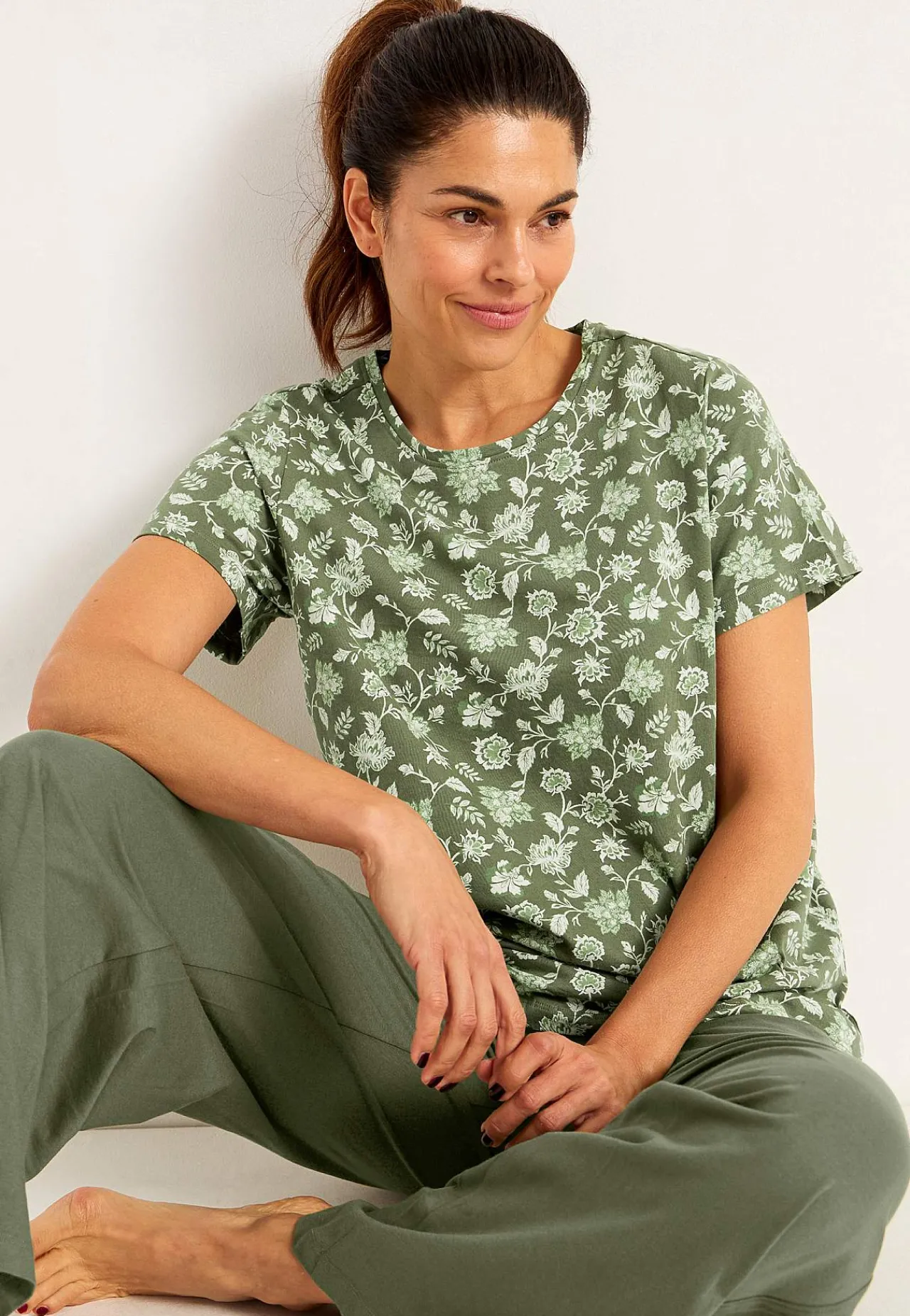 Online Tvådelad pyjamas Plus Size|Sov- & Myskläder