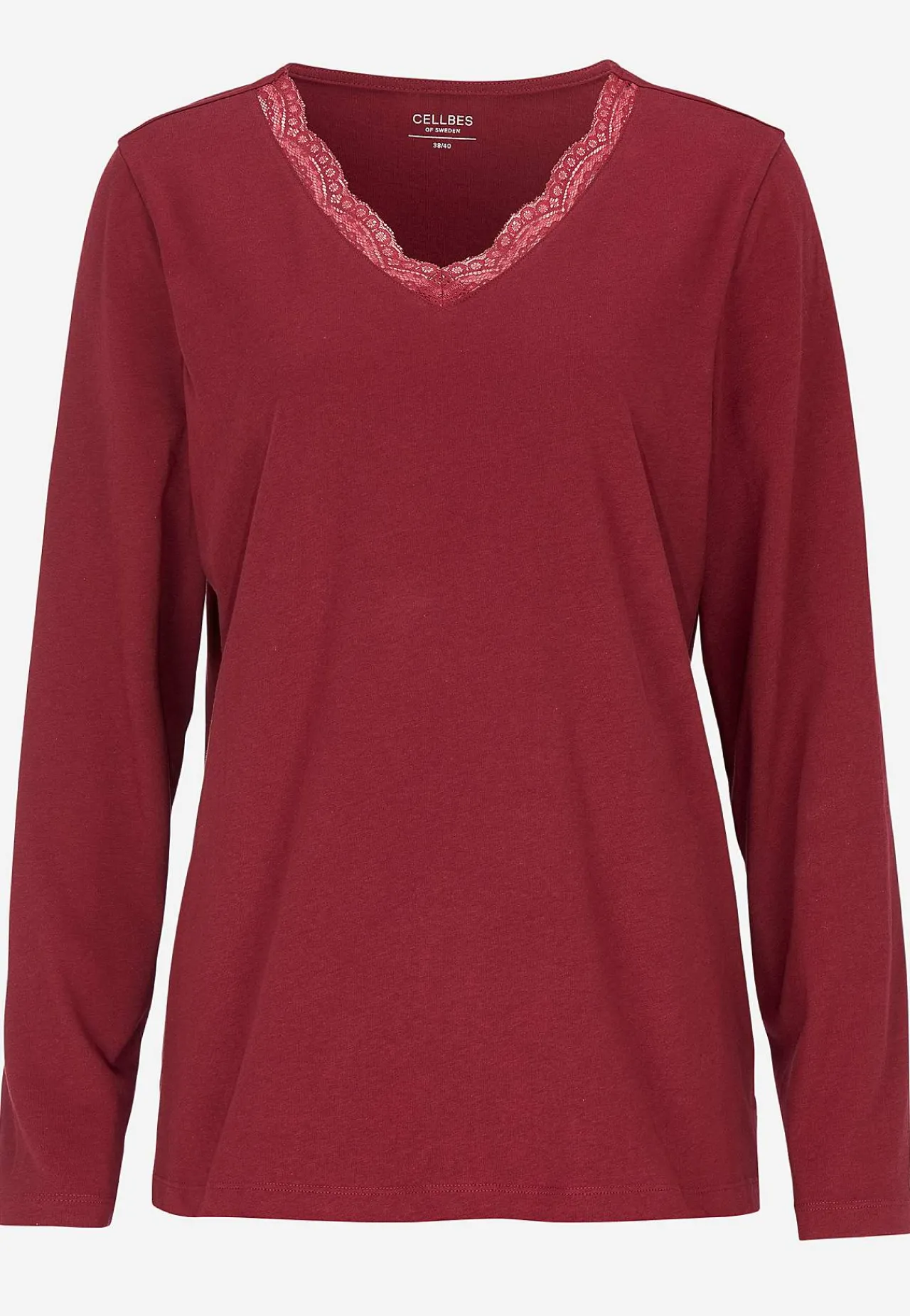 Clearance Tvådelad pyjamas med spetskant Plus Size|Sov- & Myskläder