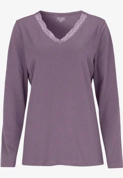Hot Tvådelad pyjamas med spetskant Plus Size|Sov- & Myskläder