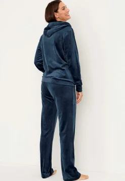 Discount Tvådelat velourset Plus Size|Sov- & Myskläder