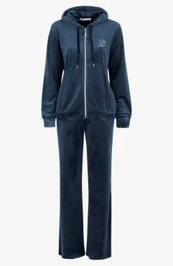 Discount Tvådelat velourset Plus Size|Sov- & Myskläder