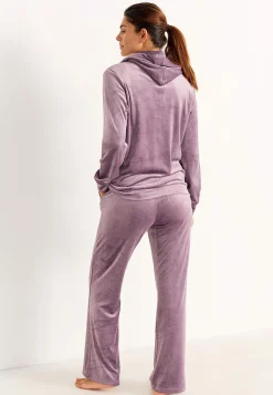 Tvådelat velourset Plus Size|Sov- & Myskläder