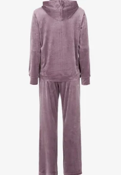 Tvådelat velourset Plus Size|Sov- & Myskläder