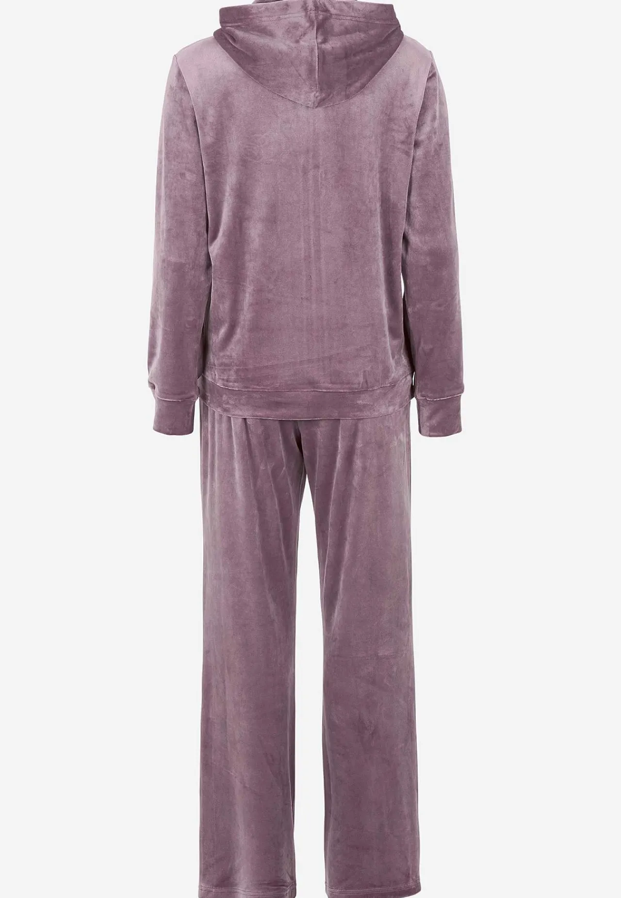 Tvådelat velourset Plus Size|Sov- & Myskläder