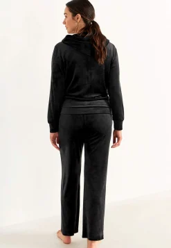 New Tvådelat velourset Plus Size|Sov- & Myskläder