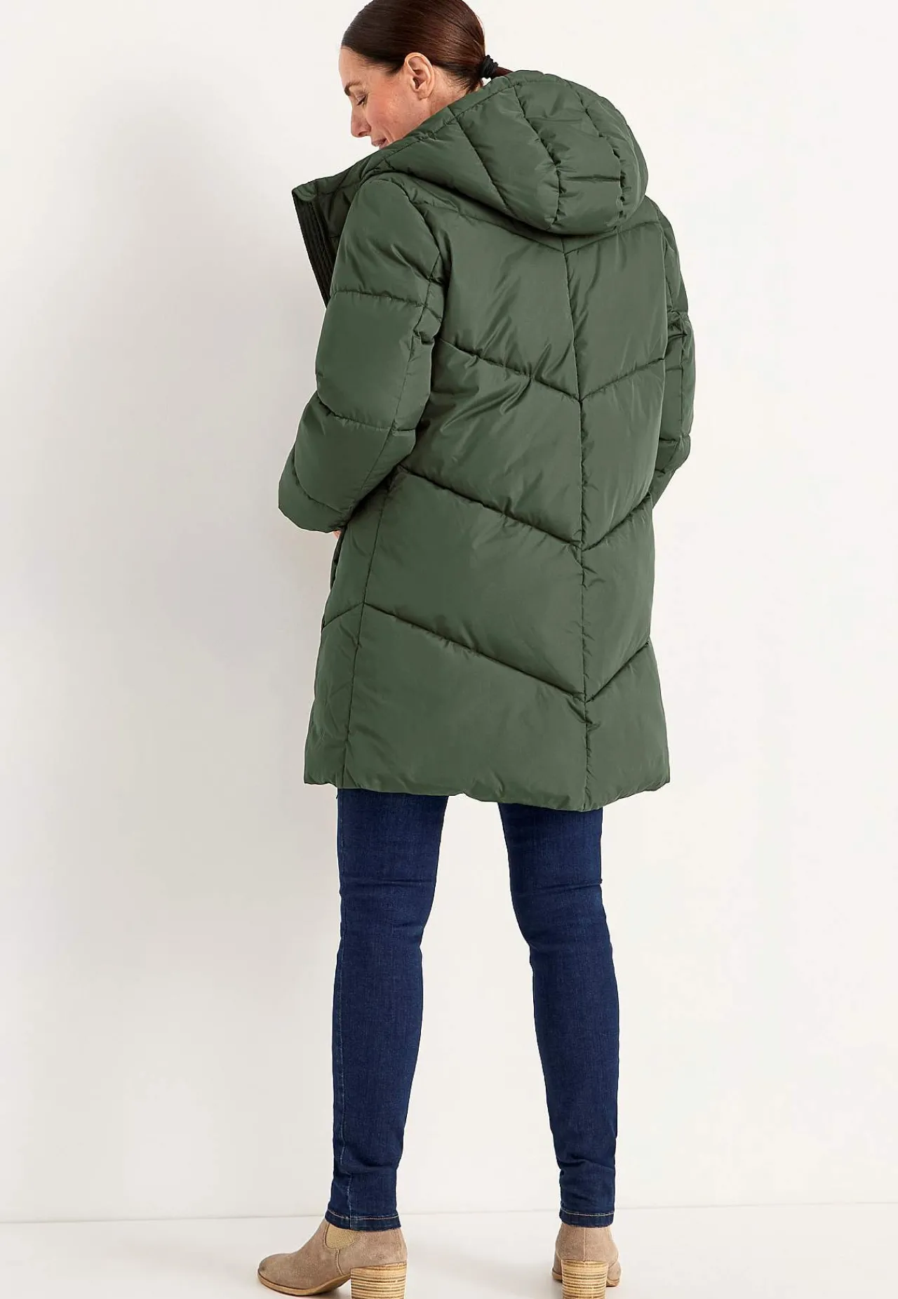 Outlet Varm jacka med fluffig vaddering Jackor & Kappor|Plus Size