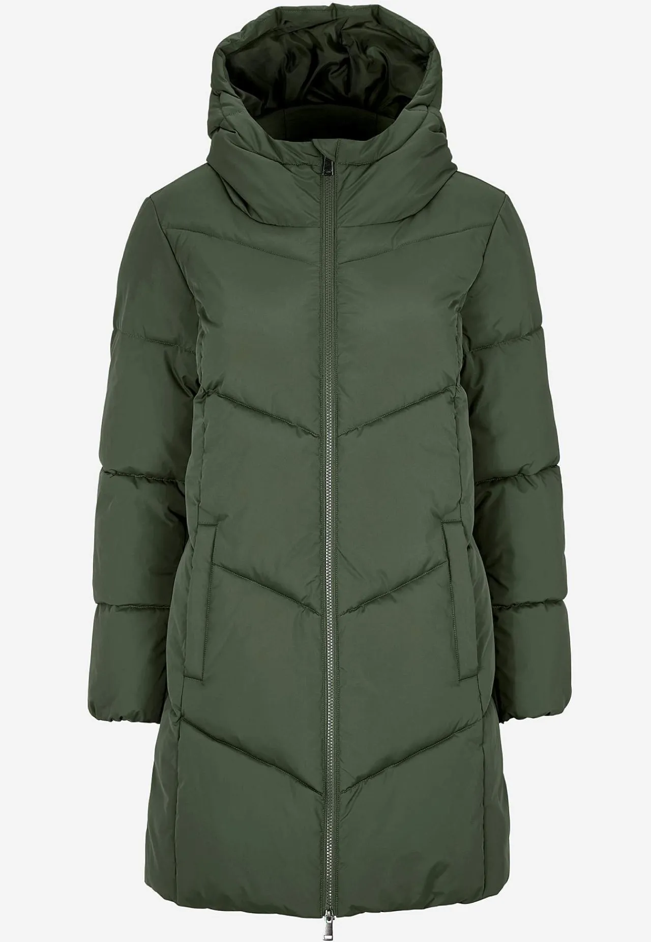 Outlet Varm jacka med fluffig vaddering Jackor & Kappor|Plus Size