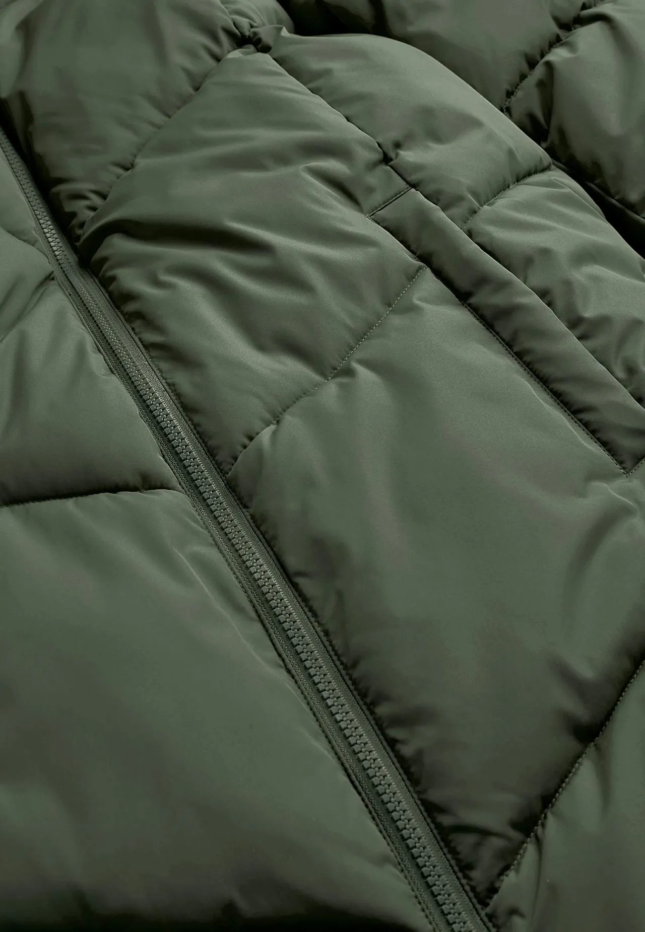 Outlet Varm jacka med fluffig vaddering Jackor & Kappor|Plus Size