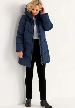 Varm jacka med fluffig vaddering Jackor & Kappor|Plus Size