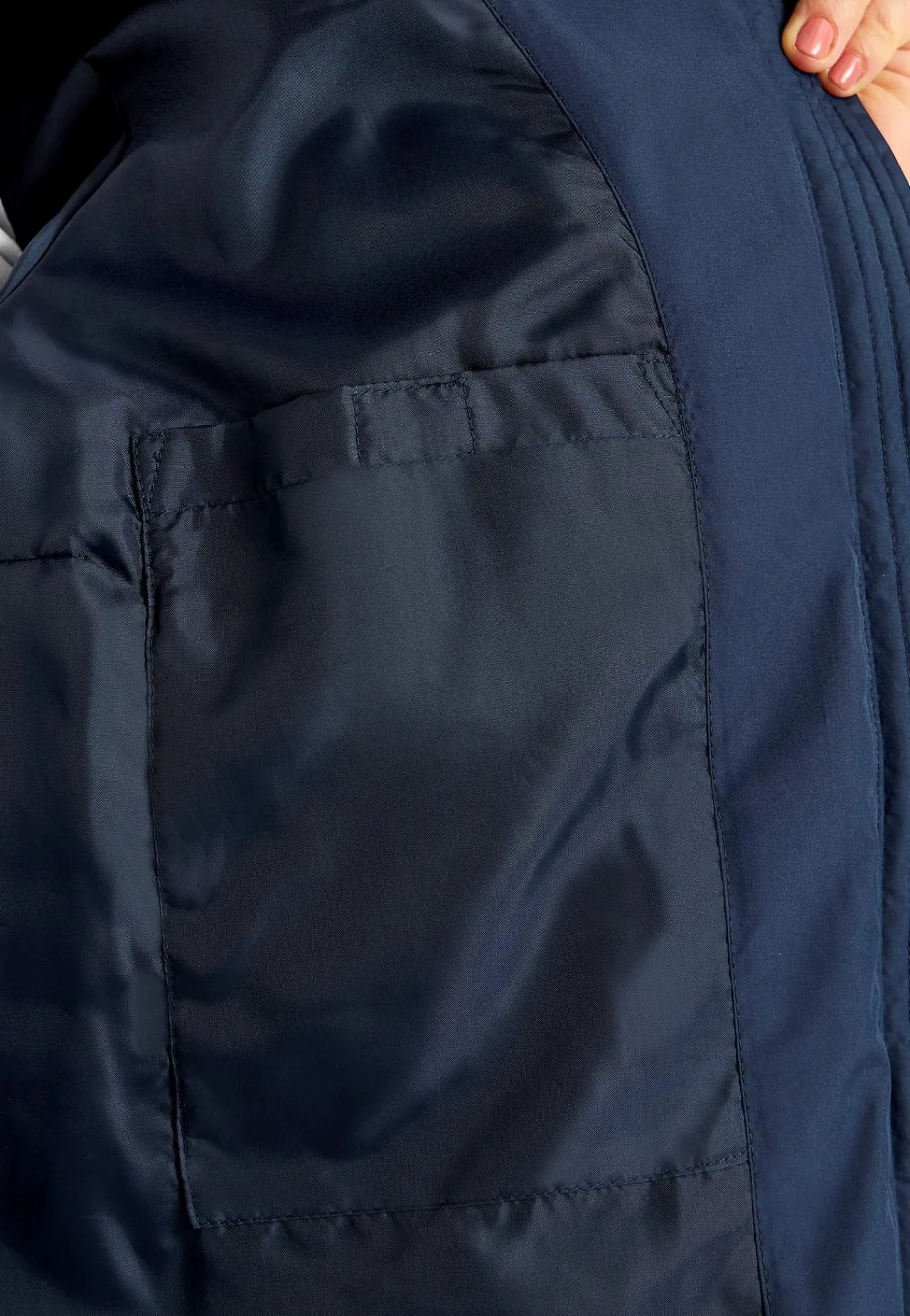Varm jacka med fluffig vaddering Jackor & Kappor|Plus Size