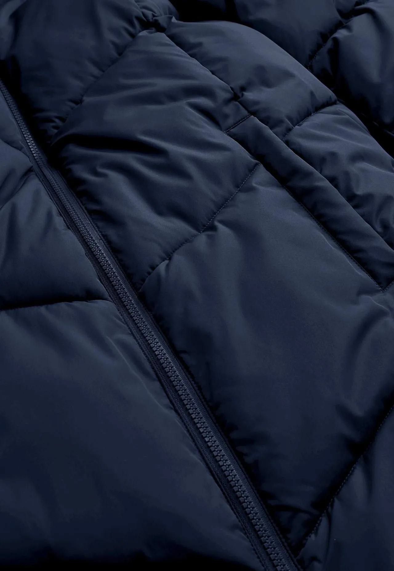 Varm jacka med fluffig vaddering Jackor & Kappor|Plus Size