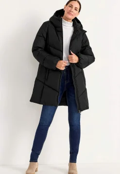 Varm jacka med fluffig vaddering Jackor & Kappor|Plus Size