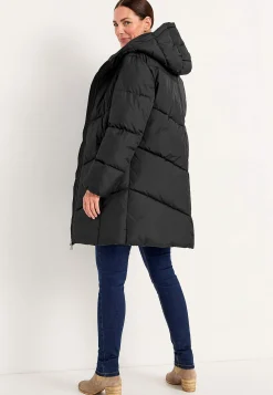 Varm jacka med fluffig vaddering Jackor & Kappor|Plus Size