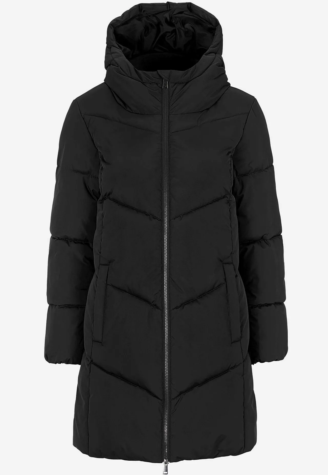 Varm jacka med fluffig vaddering Jackor & Kappor|Plus Size