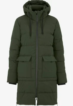 Varm jacka med sidodragkedjor nertill Jackor & Kappor|Plus Size