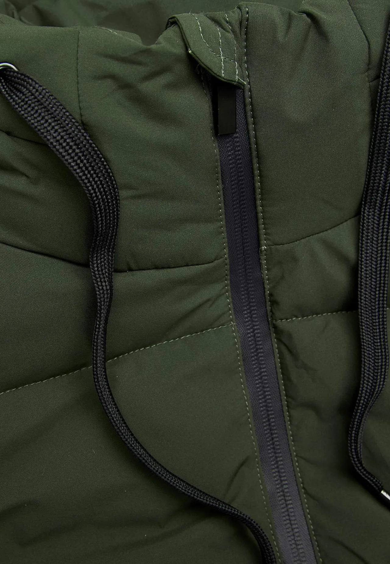 Varm jacka med sidodragkedjor nertill Jackor & Kappor|Plus Size