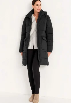 Varm jacka med sidodragkedjor nertill Jackor & Kappor|Plus Size