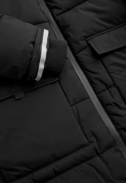 Varm jacka med sidodragkedjor nertill Jackor & Kappor|Plus Size