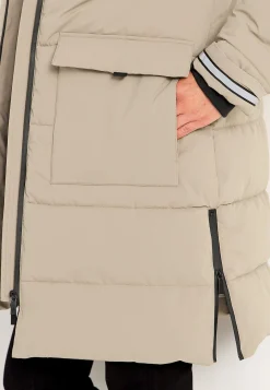 Hot Varm jacka med sidodragkedjor nertill Jackor & Kappor|Plus Size