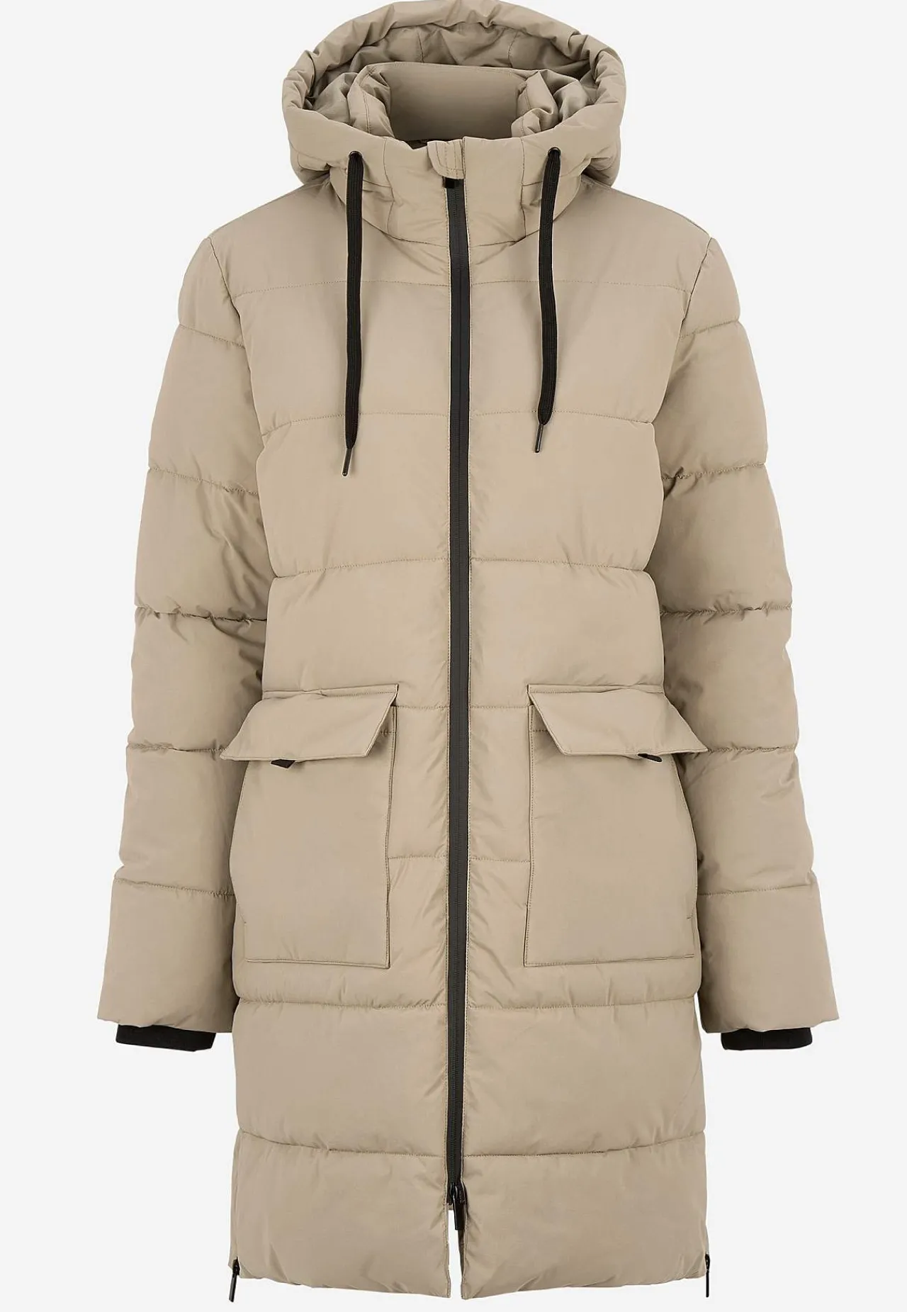 Hot Varm jacka med sidodragkedjor nertill Jackor & Kappor|Plus Size
