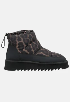 Sale Varmfodrad vinterkänga med leopardtryck Kängor & Boots|Vinterskor