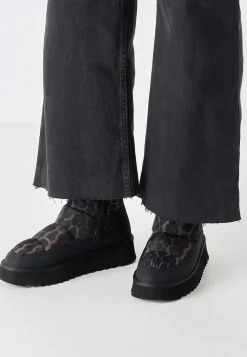Sale Varmfodrad vinterkänga med leopardtryck Kängor & Boots|Vinterskor