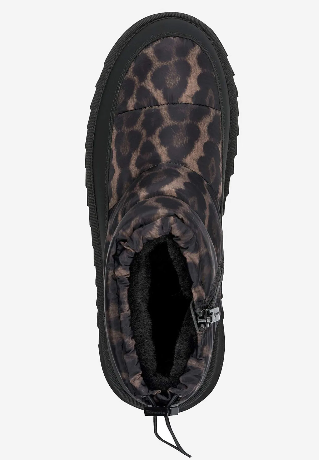 Sale Varmfodrad vinterkänga med leopardtryck Kängor & Boots|Vinterskor