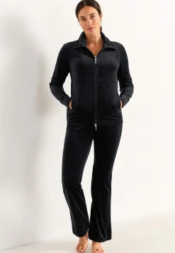 Velourjacka med dragkedja Wilma Matchande Set|Plus Size