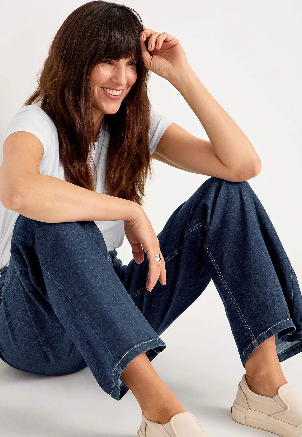 Online Vida jeans med hög midja Renata Byxor|Jeans